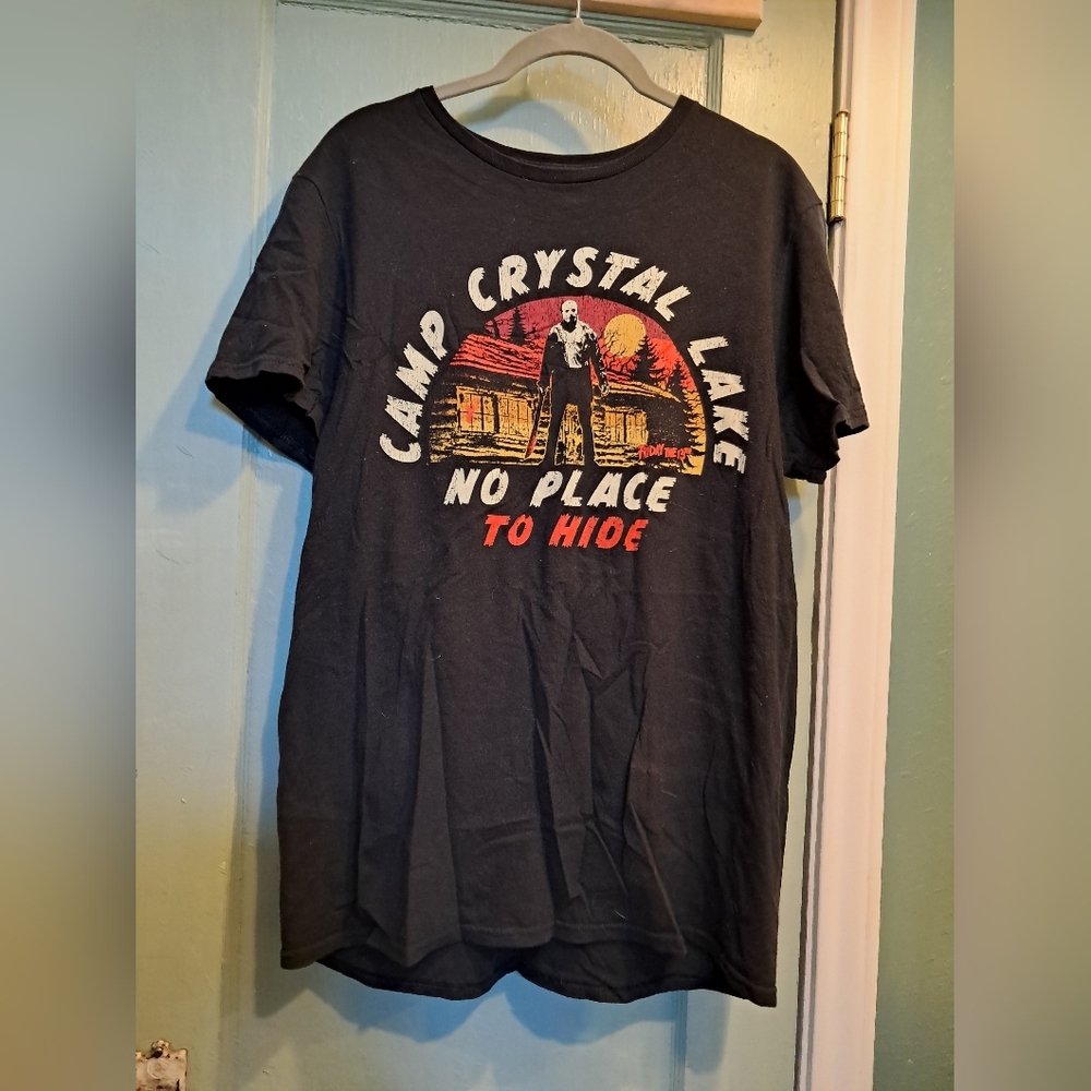 Camp Crystal Lake Graphic Tee - Black